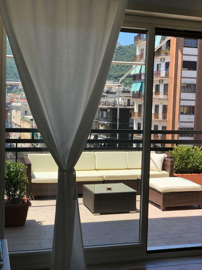 Mareluna Penthouse - Luxury Suites Salerno Exterior foto